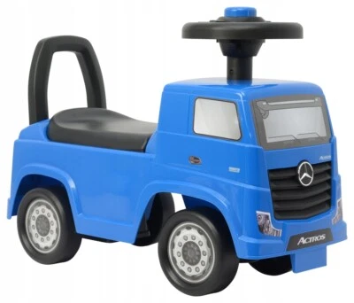 BEMI TOYS Mercedes Actros Truck mit Lizenz Rutscher Kinderauto Blau