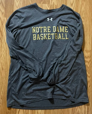 Notre Dame Basketball Team Issued Under Armour Shirt Size Large Cover
