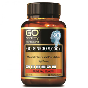[Go Healthy] Ginkgo 9000+ Vege Capsules Brain Health 60 Capsules