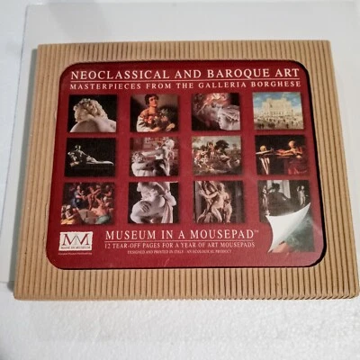 Alfombrilla de ratón MUSEO EN UN barroco neoclásico 12 páginas despegable una al mes NUEVA EN CAJA Foto 1 de 4