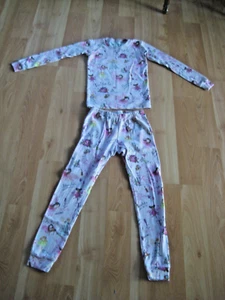 Books to Bed Girls'  Long Sleeve Printed Pink Pajama Set, Twinkle, Size 8 - Picture 1 of 7