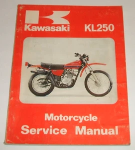 Kawasaki Kl250 Service Manual 1978 1979 Kl 250 Repair Shop - Picture 1 of 7