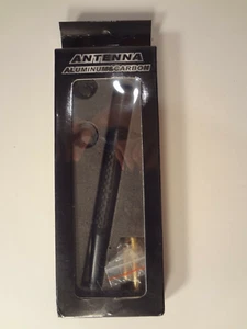 Carbon Fiber 3 inch Car Antenna Radio FM Antena Black - Picture 1 of 5