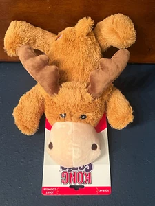 KONG Cozie Marvin Moose XL Squeaky Plush Toss & Shake Dog Comfort Toy NWT - Picture 1 of 5