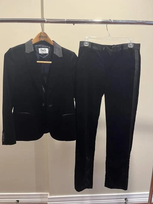 Jaqueta e calça smoking Dolce & Gabbana masculina júnior - 155-161cm 61-63" - Imagem 1 de 4