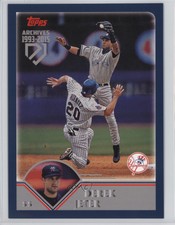2017 Archives Retrospective Topps Online Exclusive 5 x 7 /49 Derek Jeter (2003)