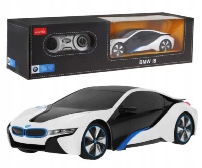 RC 1:24 BMW I8 ferngesteuert Modellauto mit Fernbedienung WEISS - Bild 1 von 4