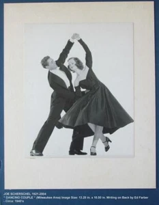 1940 Photojournalist JOE SCHERSCHEL " DANCING COUPLE " - Milw. Wi Life WWII - Picture 1 of 5