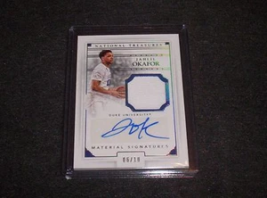 Jahlil Okafor 2016-17 National Treasures Autograph Jersey #6/10  - Picture 1 of 1