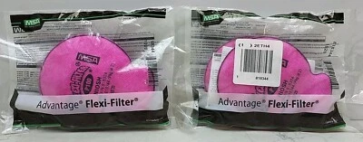 2 Packs of 2 Msa 818344 Flexi-Filter P100 W/Nuisance Level AG HF Removal 2 Pack - Image 1 of 4