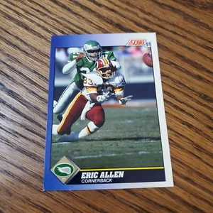 1991 Score Football Card #2 Eric Allen - Picture 1 of 2