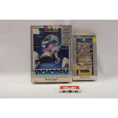 Vintage Commodore VICMODEM 1600 & extras for Vic-20 - Untested, See Notes - Image 1 of 3