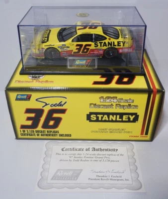 Todd Bodine #36 1997 Stanley Tools Pontiac Grand Prix NASCAR Revell 1:24 Diecast - Image 1 of 4