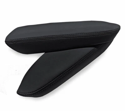 适用于 2004 - 2008 讴歌 TL 乙烯基皮革后门扶手保护套 皮肤 黑色 — 第 1/4 张图片
