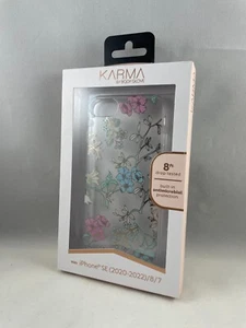 Karma by Body Guard Case for iPhone 6/7/8/ SE (2nd & 3rd Gen)- Flowers - Picture 1 of 7
