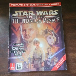 Star Wars Episodio I 1 La Amenaza Fantasma Libro Oficial de Estrategia de Prima - Imagen 1 de 6