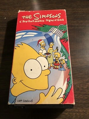 The Simpsons Christmas Special VHS VIDEO 1991 Tested - Image 1 of 3