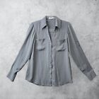 Chemise boutonnée Express femme à col en V gris moyen Portofino