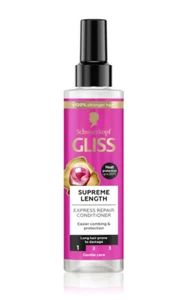 Schwarzkopf Gliss Supreme Length Leave-In Spray Conditioner Long Hair 200ml - Picture 1 of 5