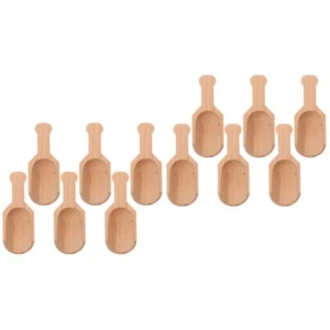 6Pcs Multi-function Portable Reusable Household Wood Scoop Kitchen Salt Home - Picture 1 of 12