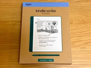 Amazon New Kindle Scribe METALLIC JADE 64GB Notebook with Premium Pen - Picture 1 of 7