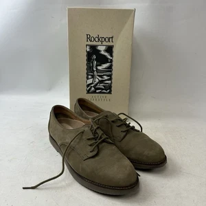 Zapatos Rockport para mujer 8 1/2 8,5 de gamuza oliva con cordones y caja - Imagen 1 de 17