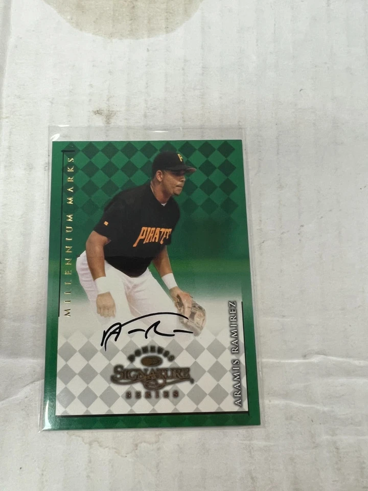 Aramis Ramirez 1998 Donruss Signature Series Millennium Marks Auto # #0927 NrMt - Imagem 1 de 1
