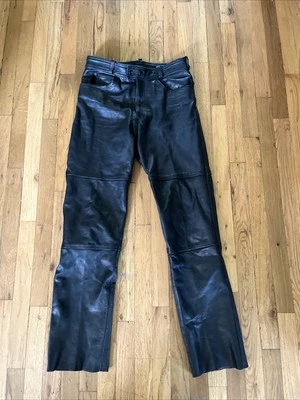 FIRST genuine leather motorcycle pants size 32 Inseam 30 - Изображение 1 из 3