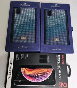 Menge 2 BOGO Authentisch Swarovski iPhone X/XS Blau Jubiläum Hülle 5532209 - Bild 1 von 4