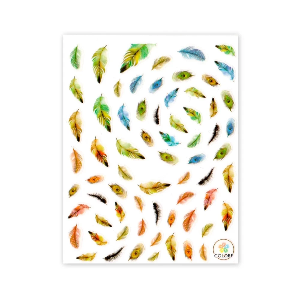 VON WELLEAN EIGENART 3 adesivi per unghie - Stick On Nail Slides - adesivi per unghie autoadesivi (SONS-02)