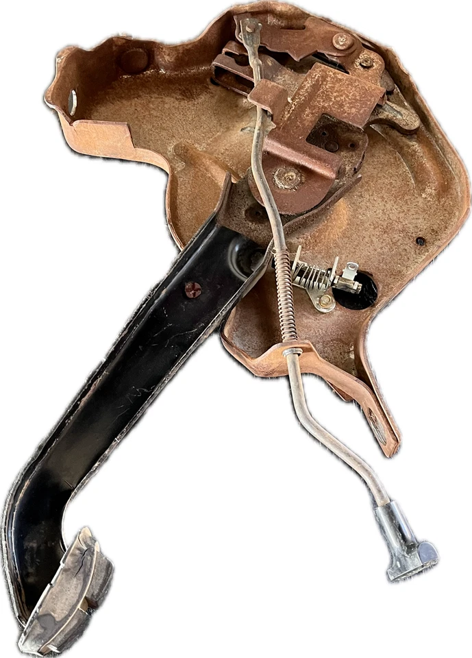 : 🛑 Conjunto de placa de pedal de freno de estacionamiento de emergencia Ford Bronco F150 80-91 OEM ✅ Foto 1 de 3