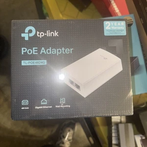 Adaptador PoE pasivo TP-Link Gigabit 48VDC (TL-POE4824G) (tlpoe4824g) - Imagen 1 de 1