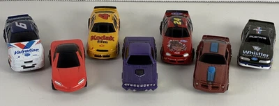 Lot of 7 Playing Mantis Sizzlers Motorized Racers 1996 Race Cars - Image 1 of 4