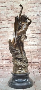 Hand Made Original Milo Nude Venus on the Moon Bronze Sculpture Figurine Decor - Picture 1 of 10