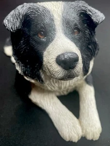 1992 Sandicast Border Collie Dog Figure Figurine Statue - Picture 1 of 10