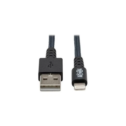EATON TRIPP LITE SERIES CONNECTIVIT M100-001-GY-MAX 1FT USB-A TO LIGHTNING CABLE - Image 1 of 1