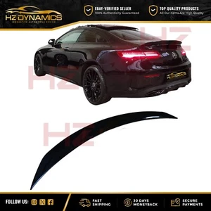 GLOSS BLACK REAR SPOILER FOR 2016 2019 MERCEDES E CLASS 2DR COUPE C238 E63S AMG - Picture 1 of 11