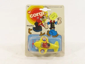Corgi 79 Olive Oyl Popeye Plane 1980 MOC - Picture 1 of 2