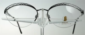 NEOSTYLE Mozart 1385 Brille Eyeglasses glasses Grau/Silber Halb-Randlos NEU - Picture 1 of 3