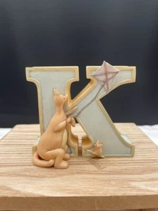 Disney Classic Pooh By Michel & Company Letter K 3” Wall Decor Kanga Roo Kite - Picture 1 of 6