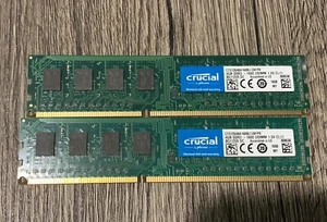 Crucial 8GB (2x4gb) DDR3L-1600 UDIMM Desktop Memory RAM - Picture 1 of 2