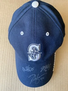 Seattle Mariners Hat Signed By JJ Putz, Raul Ibanez & Richie Sexon Autographed - Picture 1 of 4