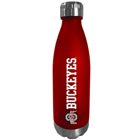 Ohio State University Buckeyes Personalized 24oz Frosted Bullet Water Bottle Cover