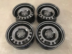 Volkswagen transporter T4 banded steel wheels, 5x112 xl 17inch staggered - Picture 1 of 3