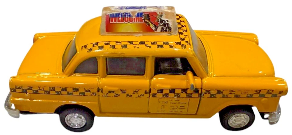 Винтажный литой автомобиль такси Schylling желтый автомобиль такси - Изображение 1 из 1