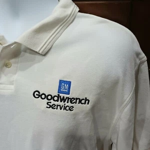 GM Goodwrench Service Large RCR Chevy Team Issued Nike Polo Shirt NASCAR - Picture 1 of 12