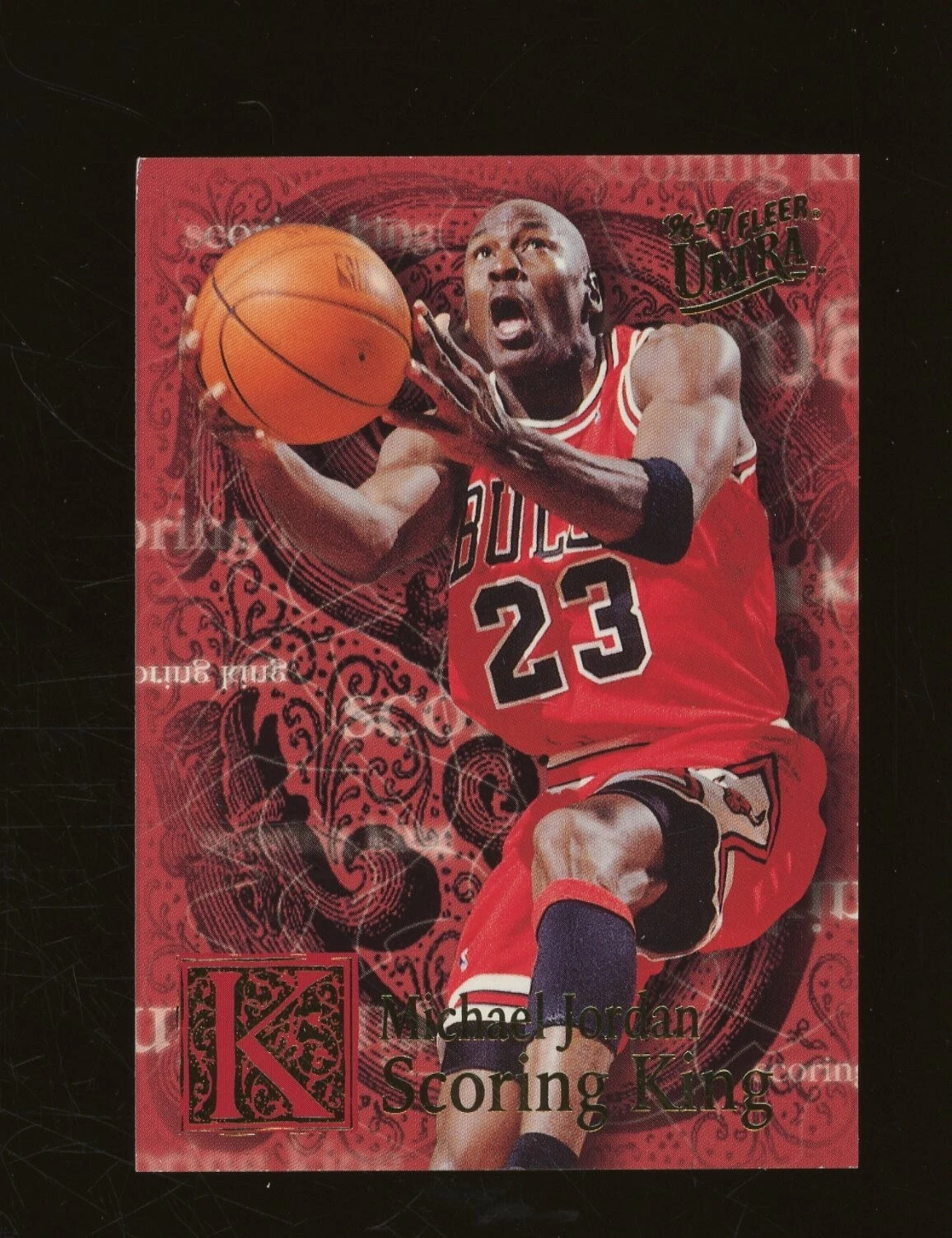 1996-97 Fleer Ultra Scoring Kings #4 Michael Jordan Chicago Bulls HOF