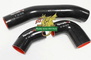 Terrafirma Land Rover Defender Puma 2.2 TD4 Black Turbo Intercooler Hoses TF745 - Picture 1 of 1