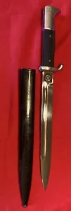 Fine WW 2 Era, German Dress Bayonet & Scabbard, Robert Klaas, Solingen maker - Picture 1 of 15
