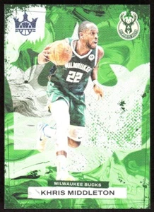 2023-24 9573D PANINI COURT KINGS BLUE Khris Middleton 47/99 Milwaukee Bucks #33 - Picture 1 of 2